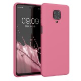Husa pentru Xiaomi Redmi Note 9S / Redmi Note 9 Pro / Redmi Note 9 Pro Max, Silicon, Roz, 52140.212, kwmobile, Carcasa