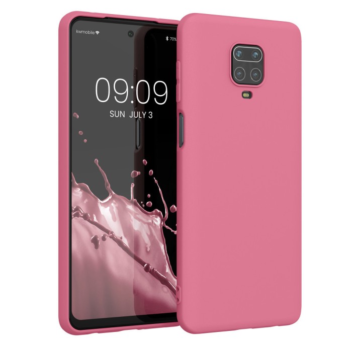 Husa pentru Xiaomi Redmi Note 9S / Redmi Note 9 Pro / Redmi Note 9 Pro Max, Silicon, Roz, 52140.212, kwmobile