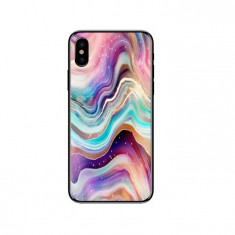 Folie Skin Compatibila cu Apple iPhone XS Max Wrap Skin Sticker Rainbow Glitter 10