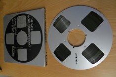 UHER-Rola metal 26,5 cm NAB, cu banda Profi Studio,1280m, cutie orig, excelenta