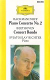 Sergei Vasilyevich Rachmaninoff / Ludwig van Beethoven - Sviatoslav Richter - Piano Concerto No. 2 / Concert Rondo, Caseta audio