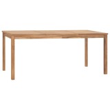 Masa gradina vidaXL lemn masiv tec 180x90x77 cm maro