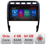 Navigatie Porsche Cayenne 2002-2011 E-443 Octa Core cu Android Radio Bluetooth Internet GPS WIFI DSP 4+64GB 4G CarStore Technology