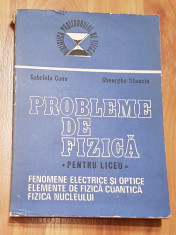 Probleme de fizica pentru liceu de Gabriela Cone (vol. 2) foto