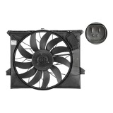 Ventilator radiator Mercedes Gl 12, M Class 12, R-Class, motor: 3.0 CDI, 4.0 CDI, 4.7 V8, 5.4 V8, cu modul electronic, 850 W; 530 mm; 4 pini,