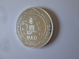 Cumpara ieftin Rara! Italia 5 Euro 2008 Proof/UNC argint 925 30 ani IFAD,diam=32 mm,gr=18 grame, Europa