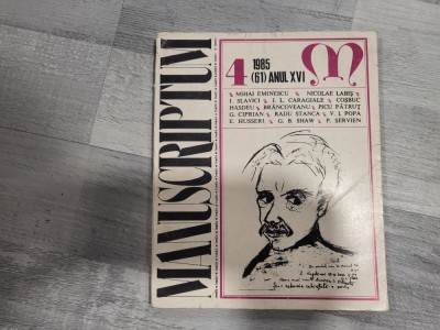 Manuscriptum nr 4/1985 foto