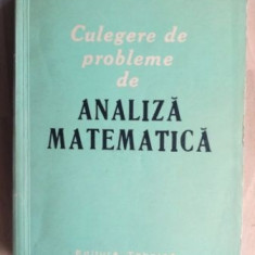 Culegere de probleme de analiza matematica- G. Cosnita, F.Tortulu