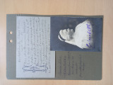 Pagina din colectia de autografe A.Juncker ; Regina Elisabeta a Romaniei