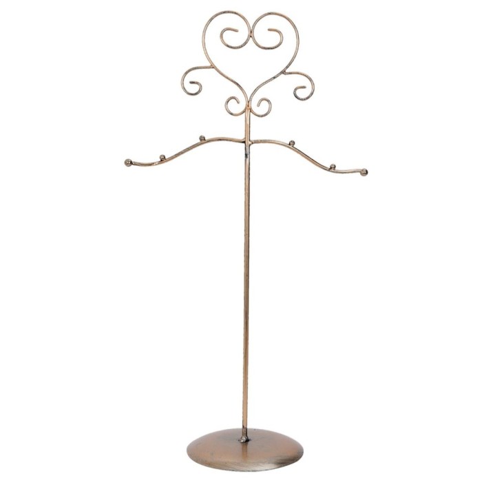Suport bijuterii metal auriu Ayana 27*12*44 cm Suport bijuterii metal auriu Ayana 27*12*44 cm