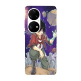 Husa compatibila cu Huawei Nova Y70 model Shiki Granbell Edens Zero, Silicon, TPU, Viceversa, Transparent, Carcasa