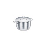 Oala cu capac din inox, 20X12cm, 3.7litri, compatibila cu toate tipurile de aragaz, Korkmaz