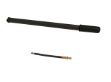 Pompa de mana, din aluminiu, lungime 43/46cm, culoare negru, valva AV,FV,DV Cod:588080811RM