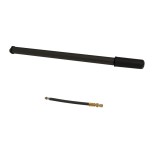 Pompa de mana, din aluminiu, lungime 35/38 cm, culoare negru, valva AV,FV,DV Cod:588080791RM