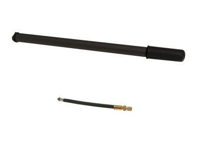 Pompa de mana, din aluminiu, lungime 39/42cm, culoare negru, valva AV,FV,DV Cod:588080801RM foto