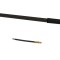 Pompa de mana, din aluminiu, lungime 39/42cm, culoare negru, valva AV,FV,DV Cod:588080801RM