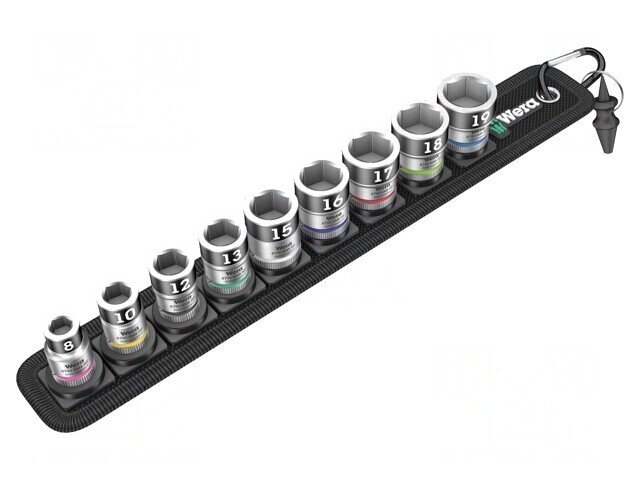 Set Chei Tubulare Hexagonale 3/8 - 9 Buc.