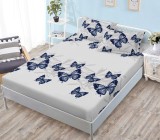 Husa Pat cu Elastic 3 Piese 180x200 cm + 2 Fete Perna 50x75 cm