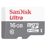 Card Memorie microSDHC SanDisk Ultra, 16Gb, Clasa 10 SDSQUNS-016G-GN3MN
