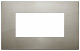 Rama Ornament 4M metal Vimar Arke inox periat 19654.08