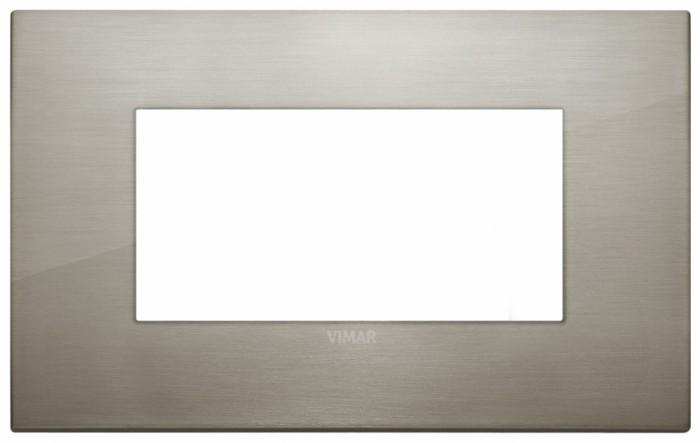 Rama Ornament 4M metal Vimar Arke inox periat 19654.08