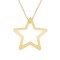 Selena - Colier personalizat argint 925 placat cu aur galben 24K cu pandantiv stea