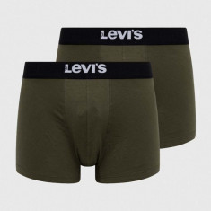 Levi's boxeri 2-pack barbati, culoarea verde