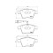 Placute frana Vw Touareg (7la 7l6 7l7) 10.02-01.13, Fata, BREMBO