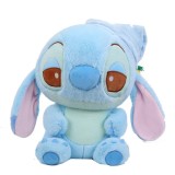 Jucarie din plus, mascota Stitch cu caciula, Personaj din Lilo&amp;Stitch, 40 cm