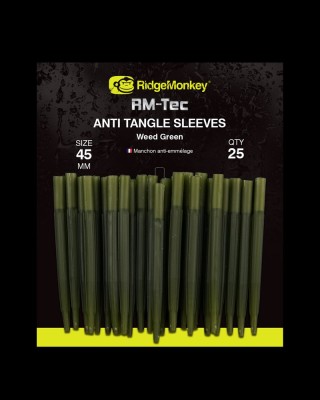 Conuri Ridge Monkey RM-Tec Anti Tangle Sleeves Weed Green Long foto