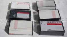 Casete VHS-C TDK set 6 bucati foto