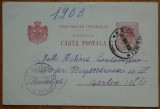 Carte postala scrisa de Ion Cantacuzino si expediata din Paris , 1903