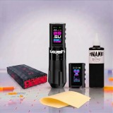 Kit Tatuaje Pentru Incepatori Inkone KUSH Negru x 2 Baterii, Set Complet