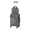 TraveLux Pro III gurul&oacute;s bőr&ouml;nd szett sz&uuml;rke