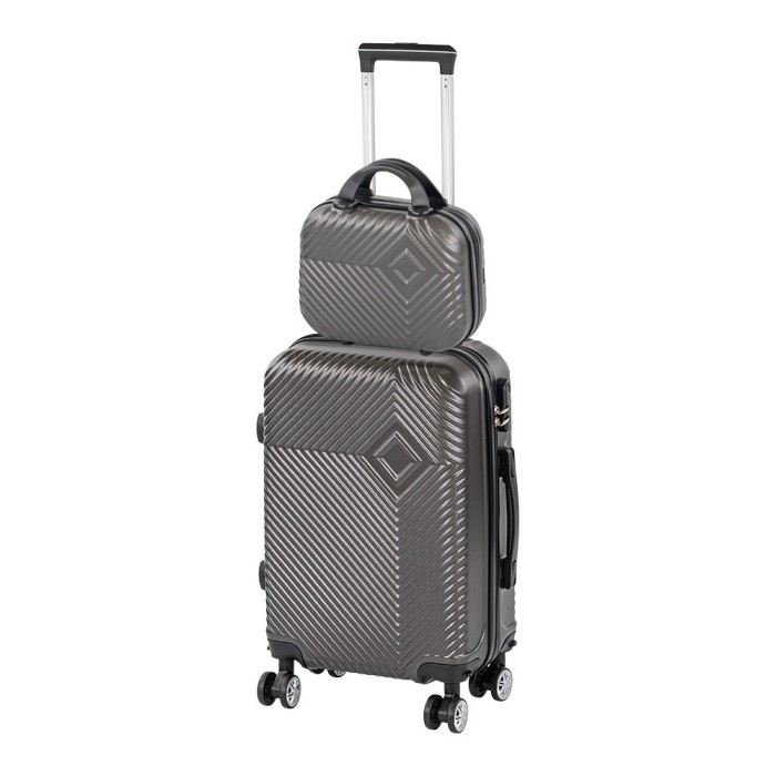 TraveLux Pro III gurul&oacute;s bőr&ouml;nd szett sz&uuml;rke