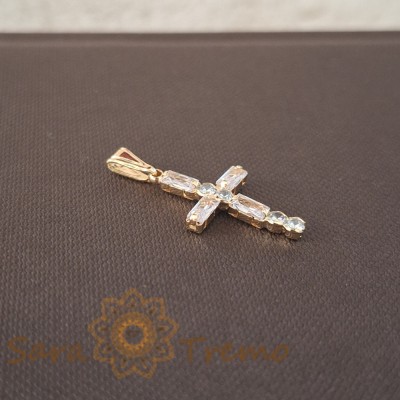 Cruce deosebita 2.5 cm, editie limitata, cu cristale zirconia fatetate foto