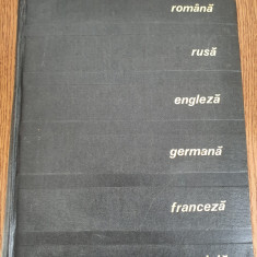 Dicționar tehnic poliglot: română rusă engleză germană franceză spaniolă