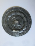 Insignă militară fara ac Germania nazistă 1934: Membru N.S.D.F.B.St.,diam=42 mm, Europa