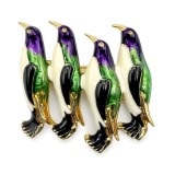 Cumpara ieftin Brosa Pinguini colorati cu email