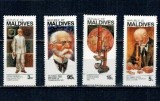 Maldives 1982 - Medicina, TBC, Robert Koch, serie neuzata