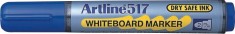 Marker Pentru Tabla De Scris Artline 517 - Dry Safe Ink, Varf Rotund 2.0mm - Albastru foto