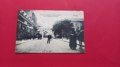 Galati Strada Domneasca Libraria Negoescu 1910 foto