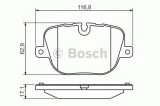 Set placute frana,frana disc LAND ROVER RANGE ROVER III (LM) (2002 - 2012) BOSCH 0 986 494 409