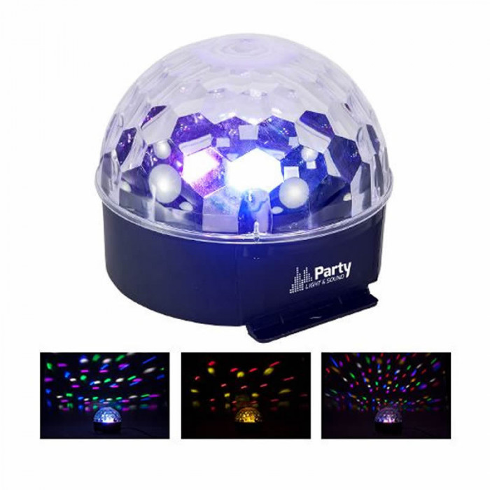 Glob de lumini Party Astro LED, RGBYP, 6 x 1 W