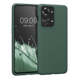 Cumpara ieftin Husa Kwmobile pentru OnePlus Nord 2T, Silicon, Verde, 58764.166, Carcasa