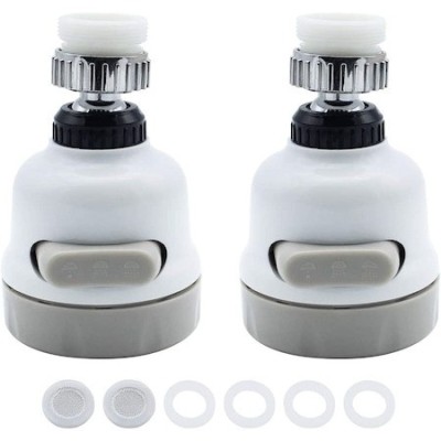 Set 2 Adaptoare robinet de bucatarie cu 3 moduri de pulverizare foto