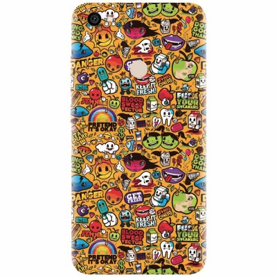 Husa silicon pentru Xiaomi Redmi Note 5A, Colorful Sticker Illustrations foto