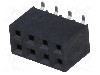 Conector 8 pini, seria {{Serie conector}}, pas pini 2.54mm, NINIGI - ZL264-8DG