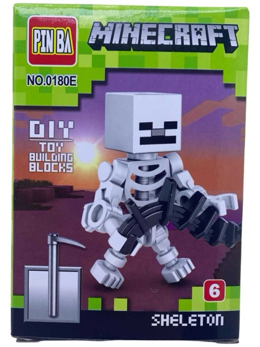 Figurina tip Constructie Skeleton - PINBA Minecraft- NO0180-6