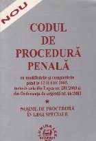 Codul de procedura penala cu modificarile si completarile pana la 12 iulie 2003 foto